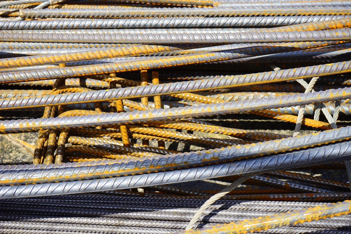 Barras de acero de refuerzo para construcción